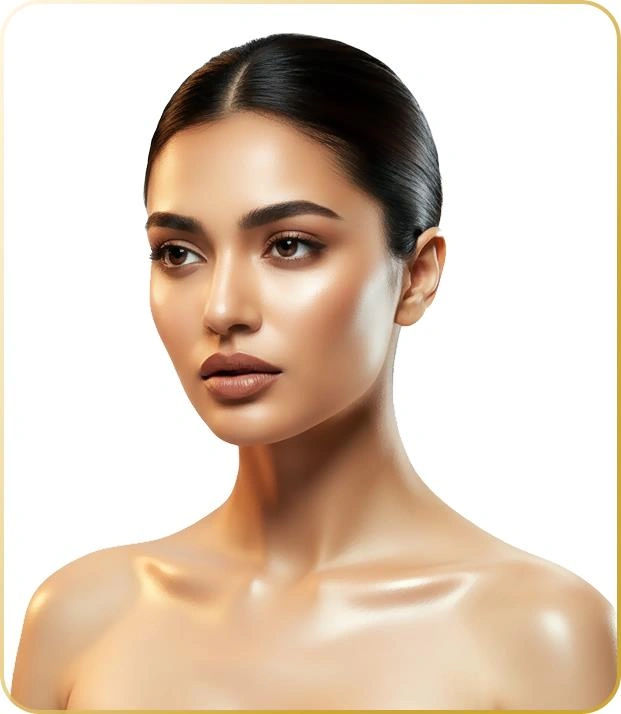 Woman with radiant skin after Fotona 4D facial treatment